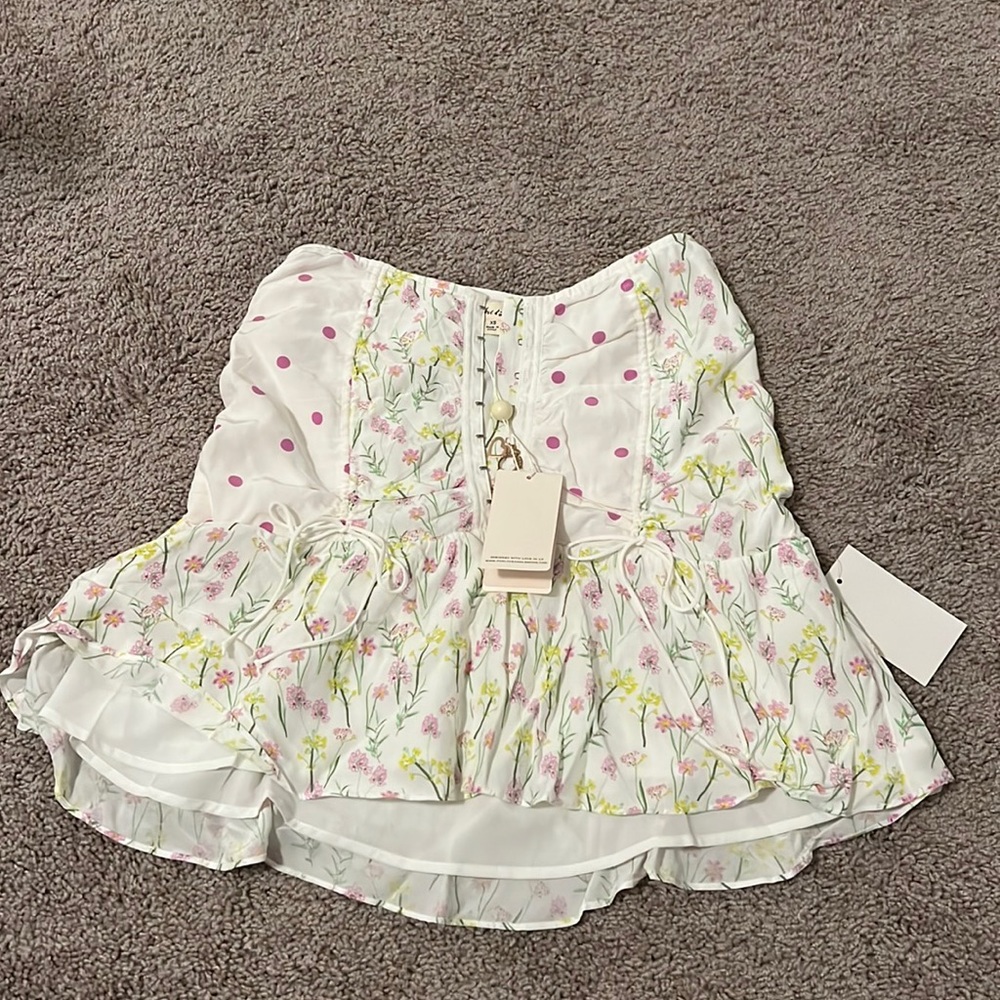 For love & lemons mini skirt